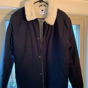 Navy Blue Topman bomber Jacket